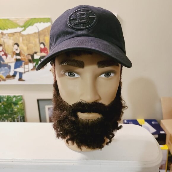 Boston Bruins NHL Men's 47 All Black Hat - Picture 1 of 8